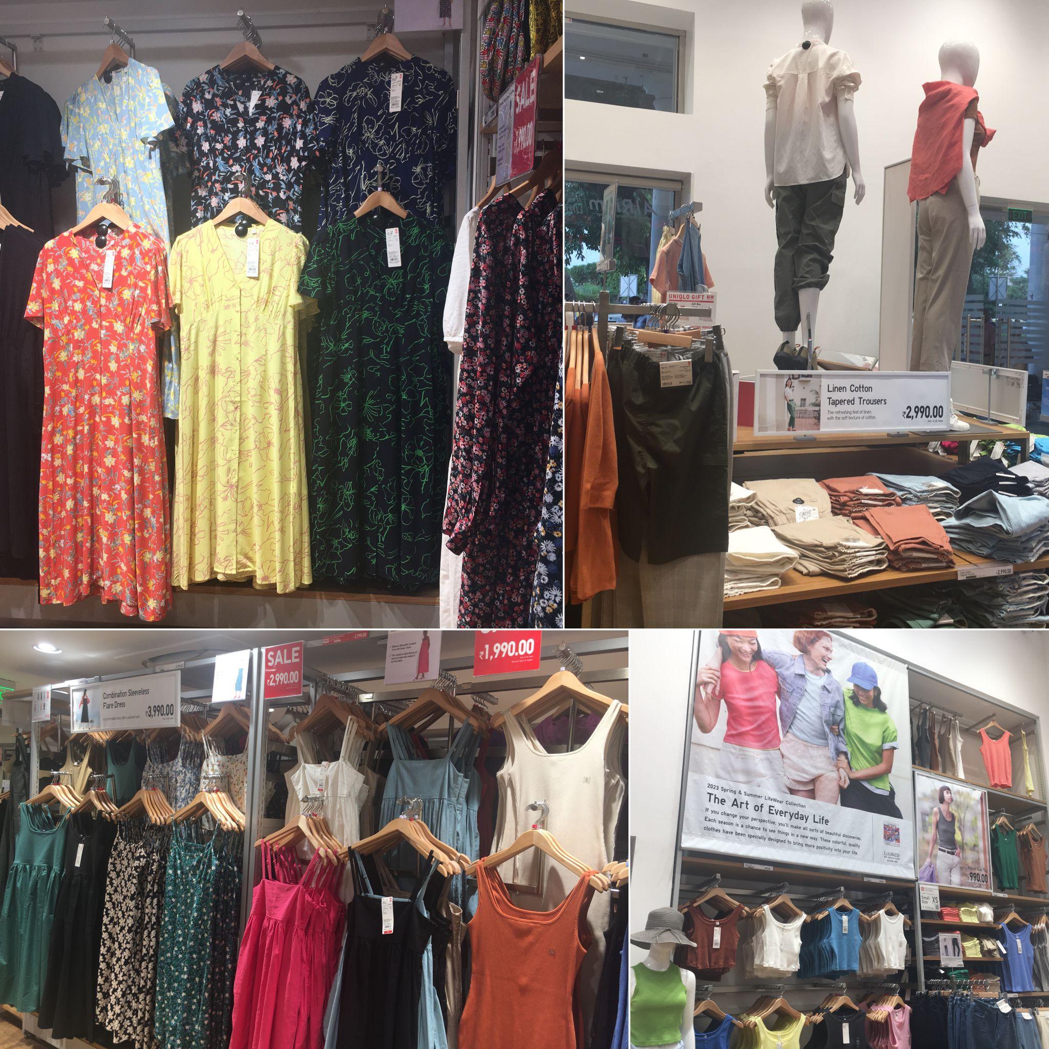 インド ユニクロ店内